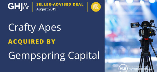 Crafty Apes Aquired by Gempspring Capital