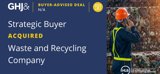Confidential Waste and Recycling by Confidential Strategic Buyer