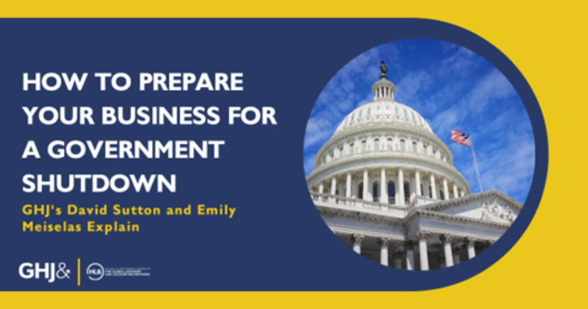 How to Prepare for a Government Shutdown GHJ